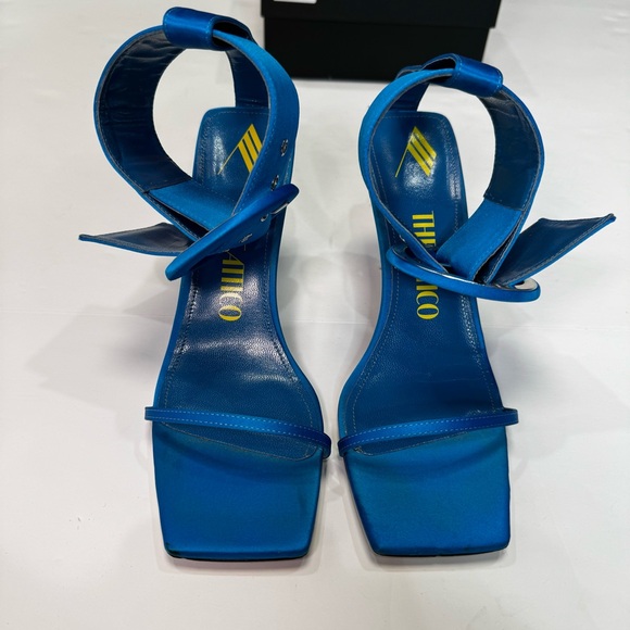 The Attico Blue open-toe buckle-detail sandals - Picture 2 of 6